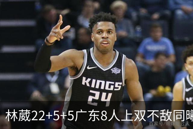 林葳22+5+5广东8人上双不敌同曦 皮特森34分